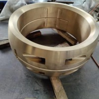 铜套厂家离心铸造双边剪配件球面瓦