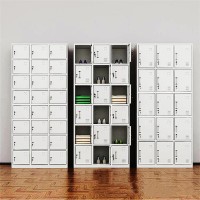 带层板十八门储物柜 让物品的整理分类更简单 使用更方便