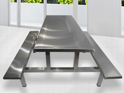 工厂批发供应 不锈钢食堂餐桌椅 耐用便宜承重能力强