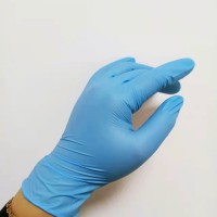 一次性丁腈手套蓝色防滑男女通用居家清洁汽修美容美发电子防护