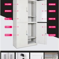简约风四门员工宿舍衣柜 让员工宿舍宽敞干净居住更舒适
