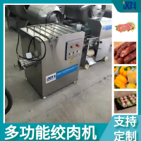 香肠冻肉绞肉机 撒尿牛丸加工设备 不锈钢冻肉绞碎机器